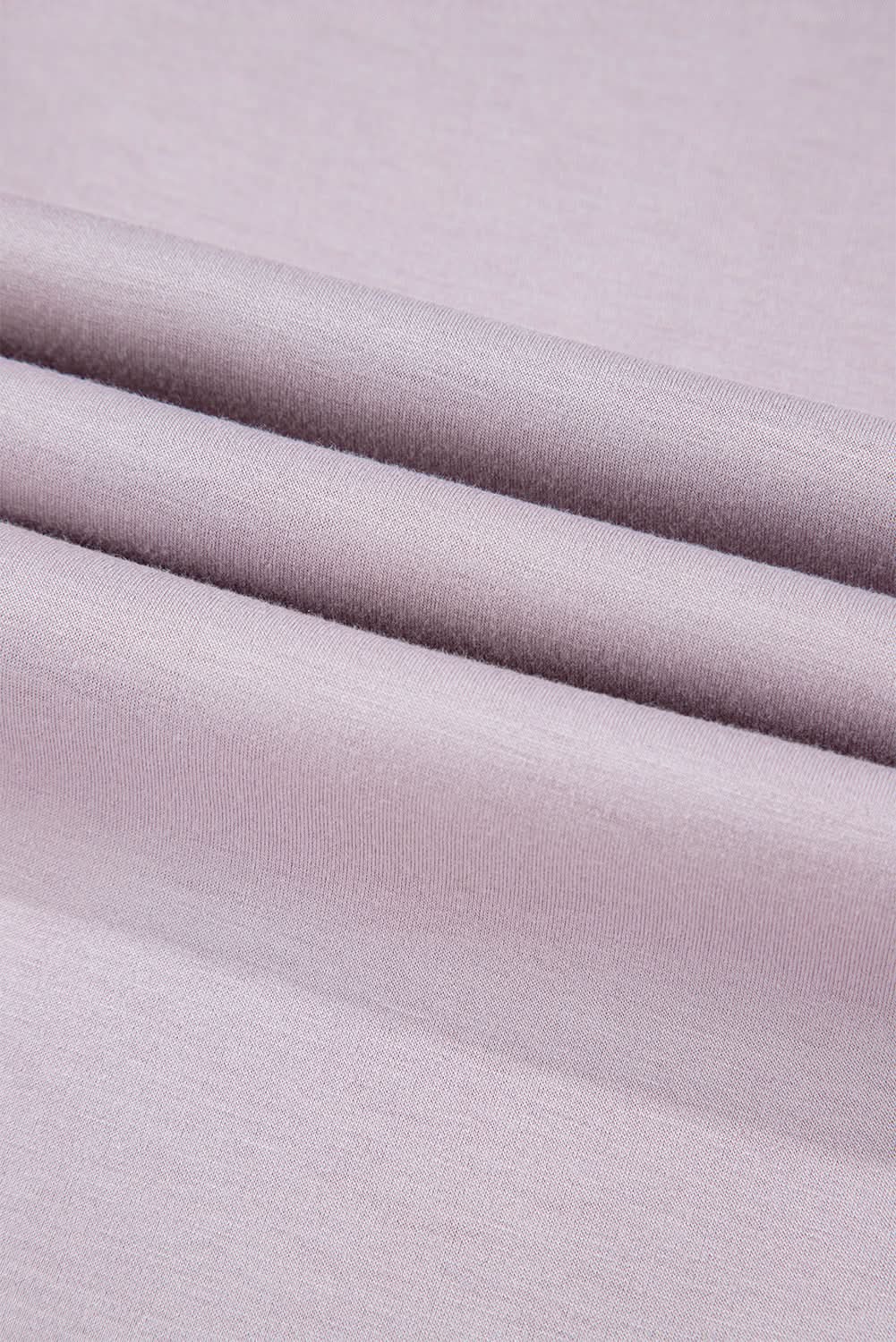 Orchid Petal Drawstring Waist Satin Stripe Patch Straight Leg High Waist Pants - Love Salve